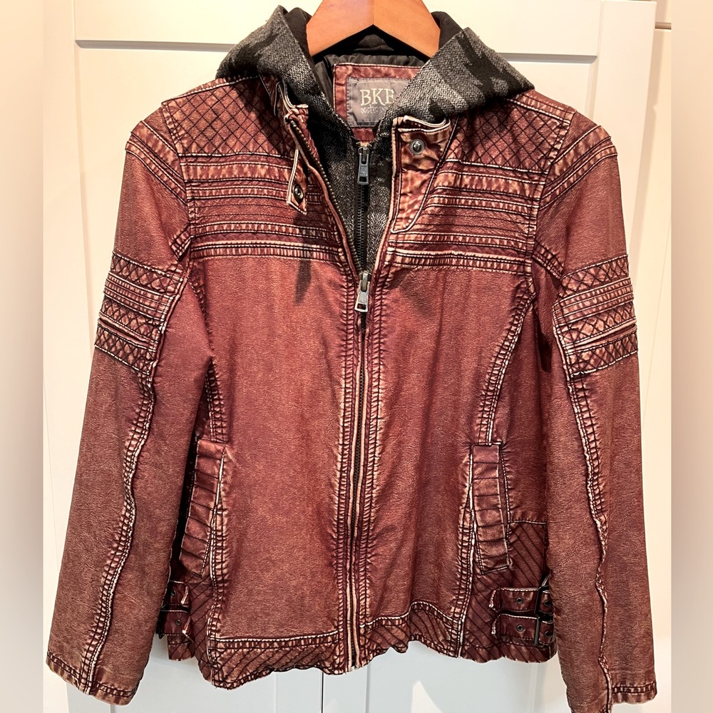 BKE motorcycle style jacket ~ medium